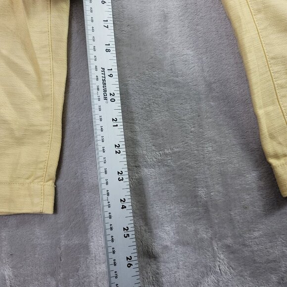 Madewell Yellow Griff Fatigue Women's Straight Leg Pants | Size 27 - Picture 10 of 11